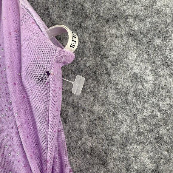 City Triangles Vtg Y2K Sparkle‎ Maxi Dress Hoco Prom Gown Sz M Purple Fairy - Picture 3 of 16